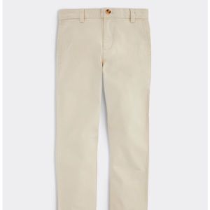 Vineyard Vines Teen/boys cotton twill khakis/breaker pants. Size 18. Stone color